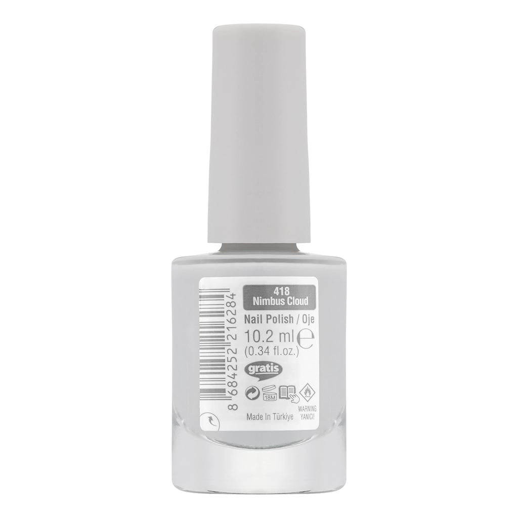 Beaulis Cloud Veil Nail Polish in 418 Nimbus Cloud 8ml