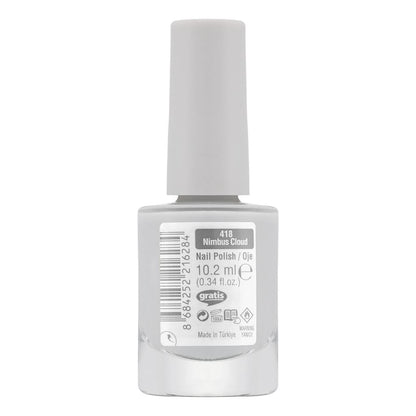 Beaulis Cloud Veil Nail Polish in 418 Nimbus Cloud 8ml