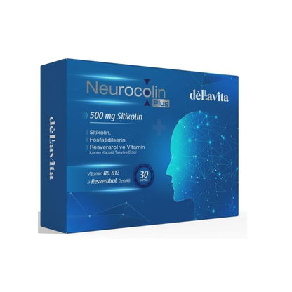 Dellavita Neurocolin Plus Citicoline 500 mg 30 Capsules