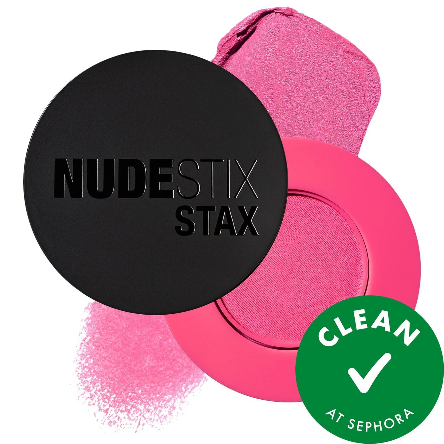 Nudestix Stax Blush Balm - Customizable, Magnetic Makeup Compact with Anti-Aging Benefits