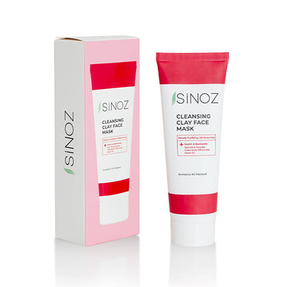 Sinoz Acne & Blackhead Purifying Facial Mask: Deep Pore Cleansing, Oil Control, and Natural Extracts for Clearer Skin