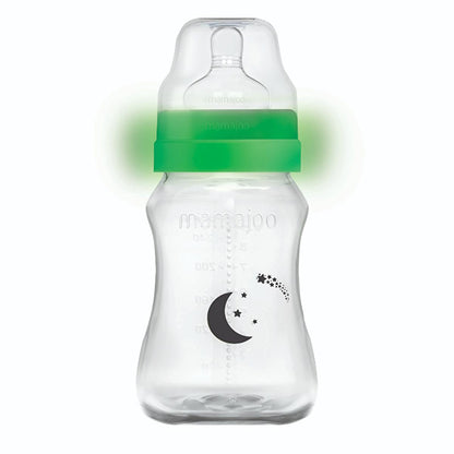 Mamajoo Night & Day Baby Bottle 270ml: Anti-Colic, BPA-Free, Glow-in-the-Dark - Perfect Infant Feeding for Colic Relief and Easy Nighttime Use