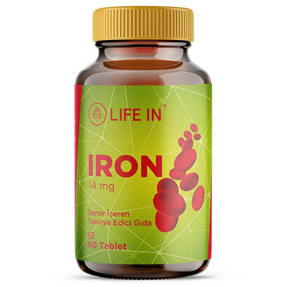Life In Iron 14mg Daily Dietary Supplement 60 Tablets