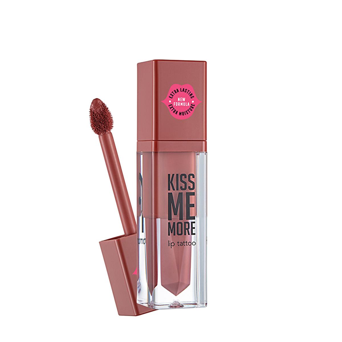 Flormar Kiss Me More: Long Lasting Liquid Matte Lipstick - Peach 004 | Transfer-Proof, Moisturizing, Highly Pigmented Lip Color