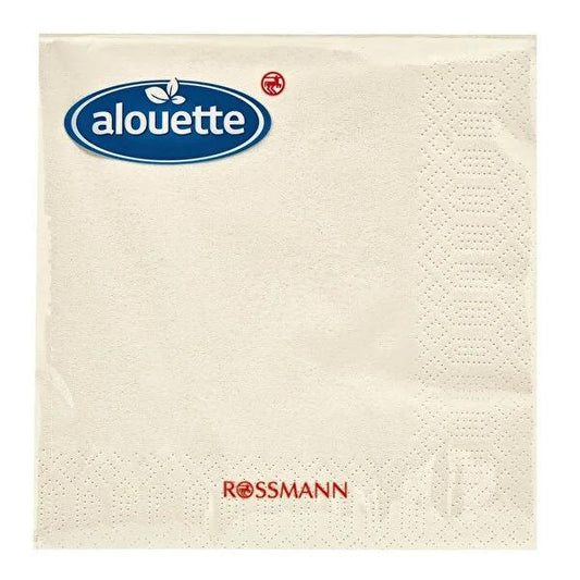 Alouette 30-Count Disposable Napkins (33 x 33 cm) - Convenient, Hygienic, and Easy to Use