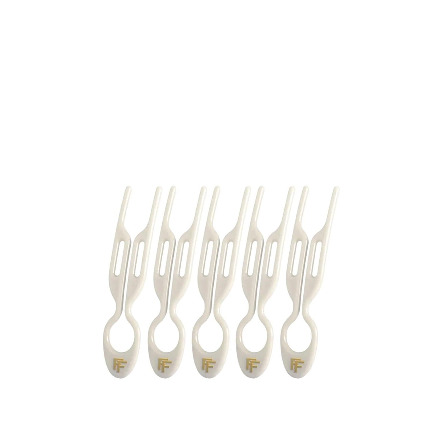 Fiona Franchimon No. 1 Hairpin Cream White 5 Pack