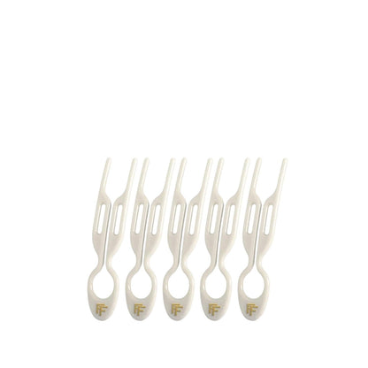 Fiona Franchimon No. 1 Hairpin Cream White 5 Pack