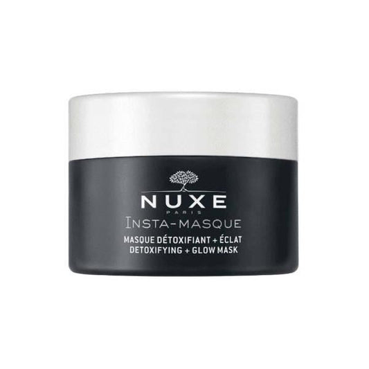 Nuxe Insta-Masque Detoxifying + Glow Mask 50ml - Detoxifying Face Mask with Charcoal & Rose Water for All Skin Types