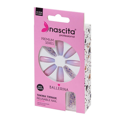 Nascita Ballerina False Nails Set 24 Pieces