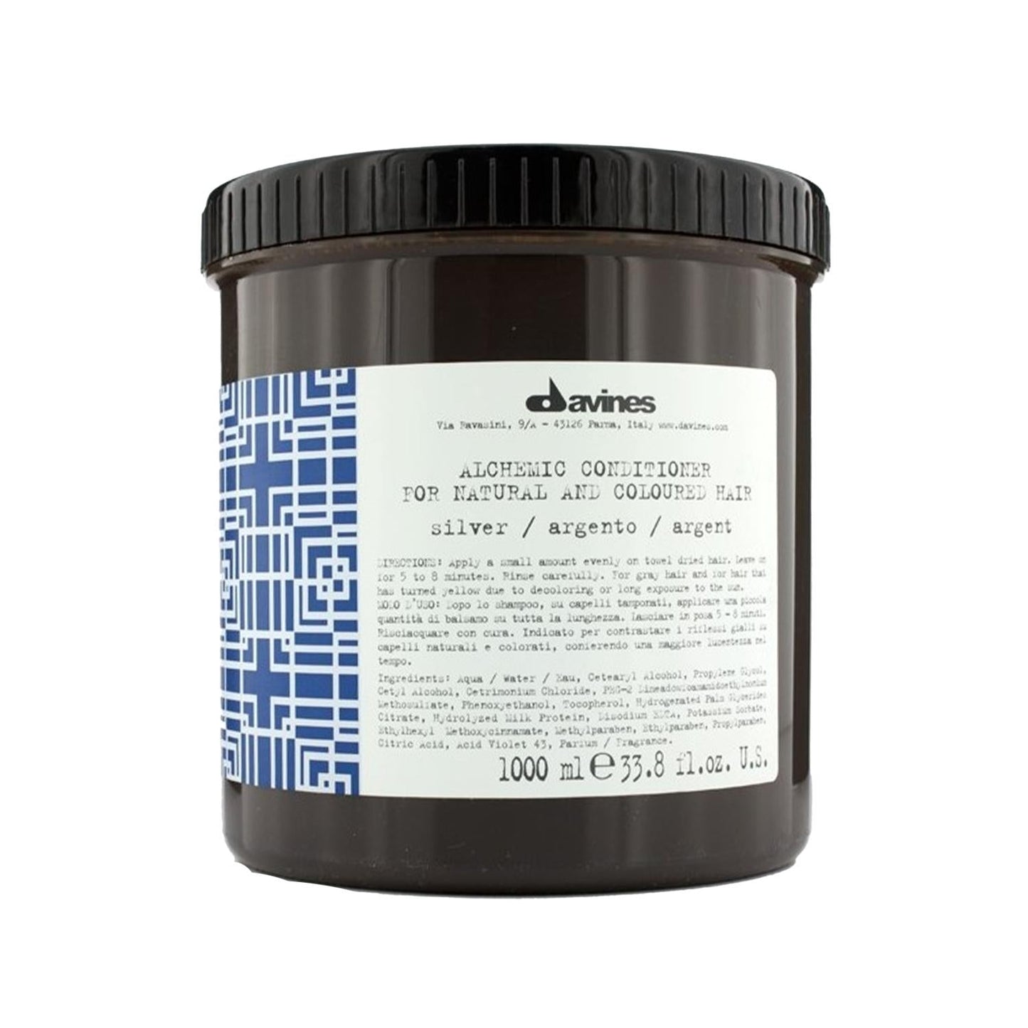 Davines Alchemic Silver Conditioner for Cool Blondes 1000 ml