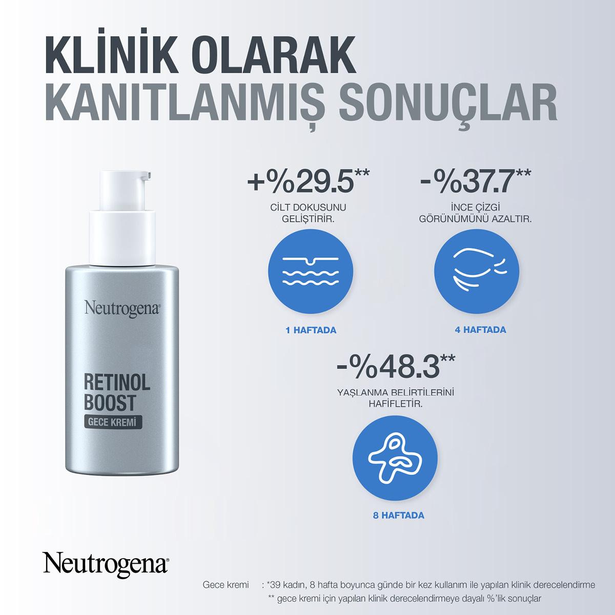 Neutrogena Retinol Boost Anti-Aging Serum: Reduce Wrinkles, Improve Skin Elasticity & Brightness - Fight Dark Spots & Achieve Youthful Skin