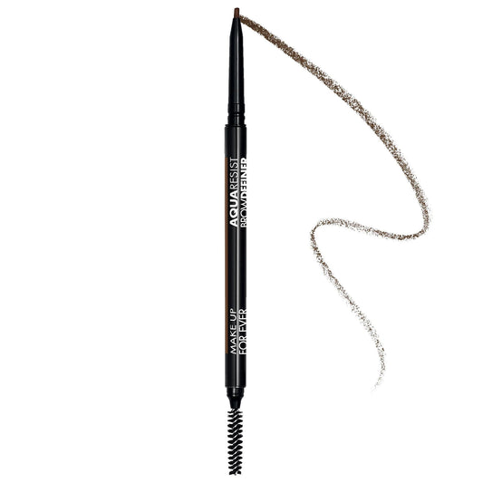 Aqua Resist Waterproof Eyebrow Definer Pencil: Long-Lasting, Smudge-Proof Micro Tip Brow for Natural, Sculpted Definition