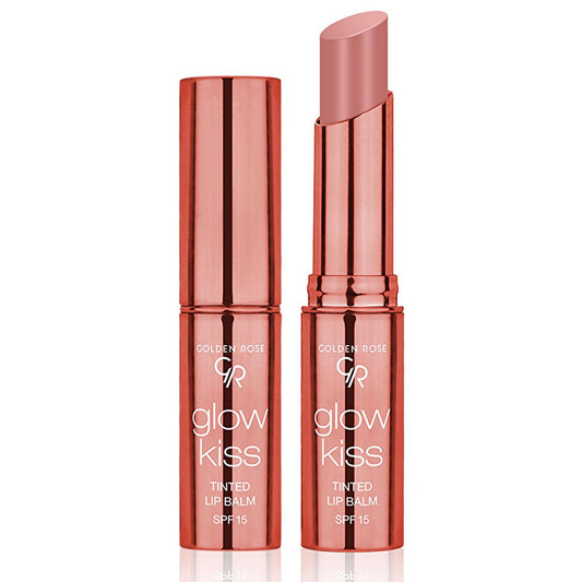 Golden Rose Vegan Tinted Lip Balm with SPF 15 - Natural, Moisturizing, and Glossy Lip Care