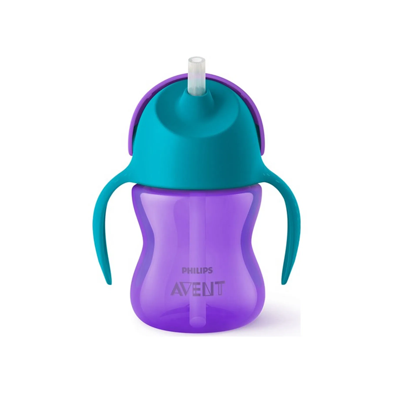 Philips Avent Straw Cup for Toddlers 9M+ Purple 200 ml