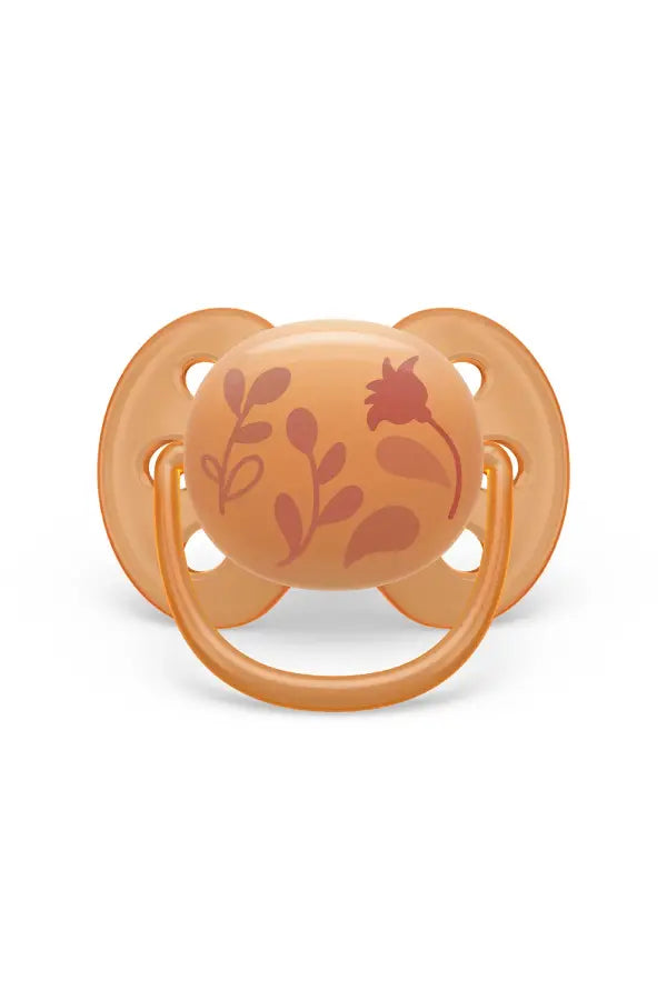 Philips Avent Ultra Soft Pacifier 6-18M 2-Pack (Orange & Purple)
