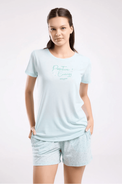 Pierre Cardin Mint Women's Pajama & Short Set