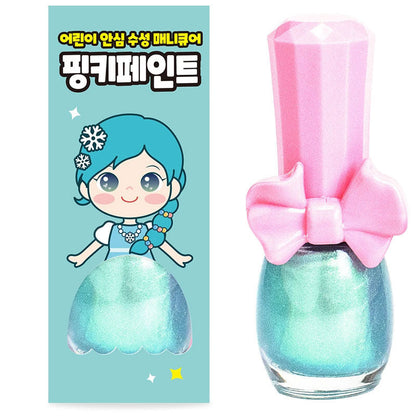 Pinky Cosmetic Kids Peel-Off Nail Polish in Glitter Blue 10ml