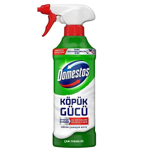 Domestos Foam Bleach Cleaner: Disinfect & Clean Hard-to-Reach Areas with Pine Scent Ð Kills Germs, Powerful Cleaning Action