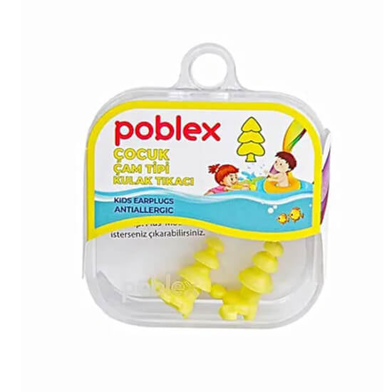Poblex Kids Water & Noise Protection Earplugs (1 Pair)