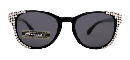 Polarized Premium Fashion  sunglasses with Genuine European Crystals