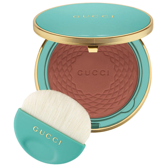Gucci Sun-Kissed Glow Bronzer Makeup - Natural Glow, Skincare-Infused, Buildable Formula