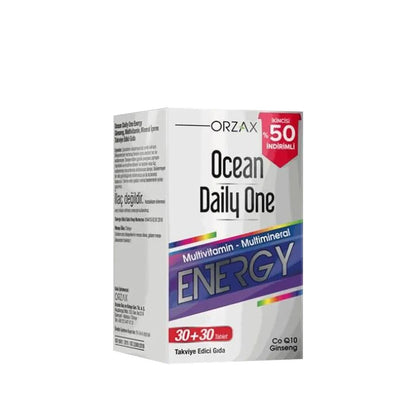 Orzax Ocean Daily One Energy Multivitamin 60 Tablets