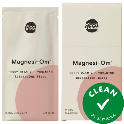 Magnesi-Om Magnesium Supplement Powder for Relaxation & Sleep with L-Theanine - Natural Stress Relief & Brain Health Support