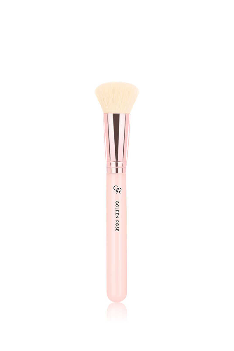 Golden Rose Precision Face Brush for Detailed Highlighting