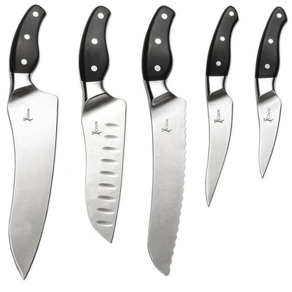 iCook 5-Piece Knife Set with Storage Tray