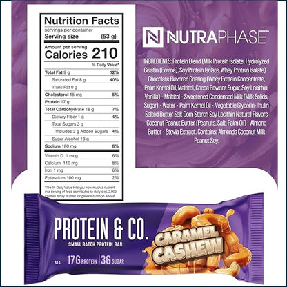 Nutraphase Protein & Co Protein Bar, Single Bar