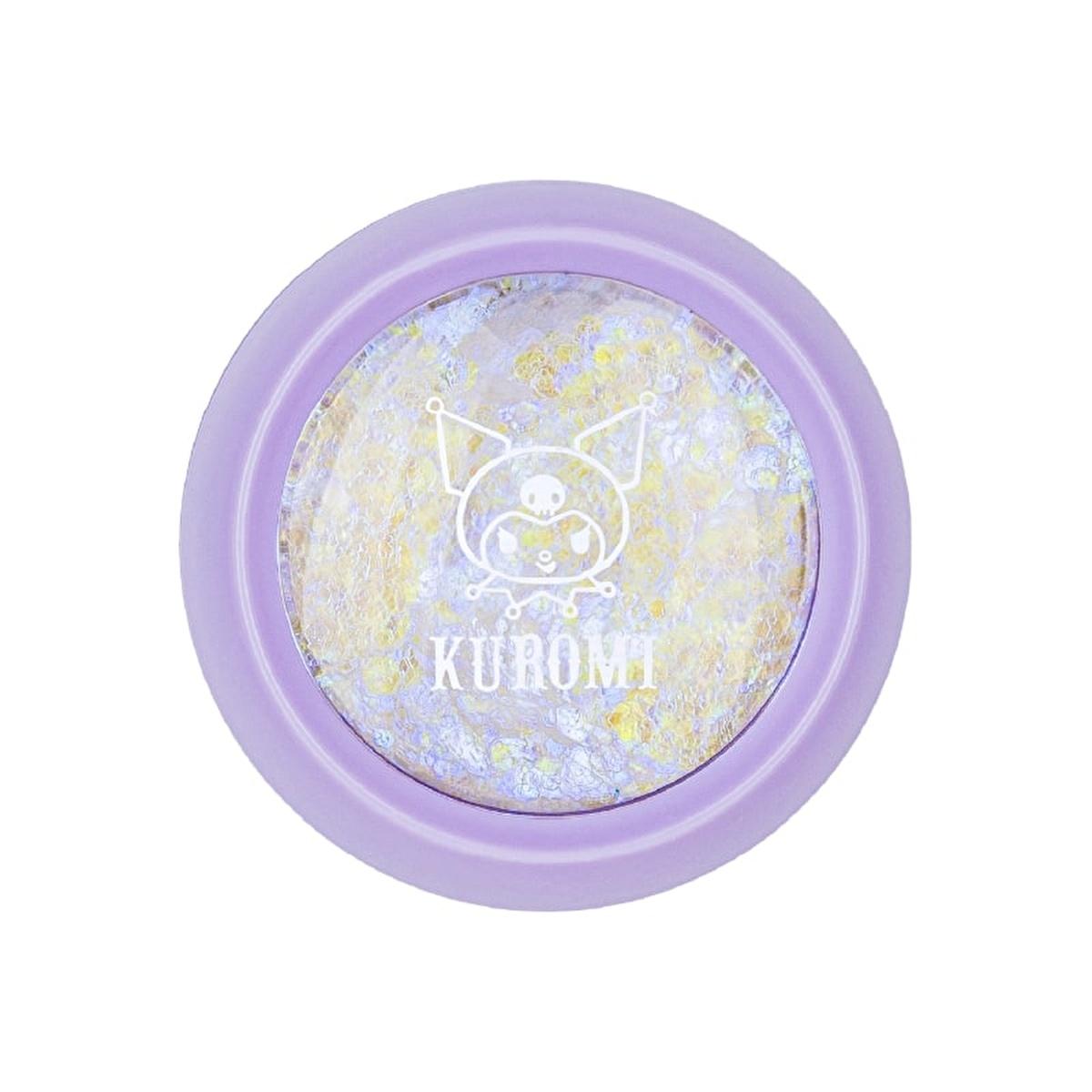 Soda Hello Kitty Ultra Violet Glitter Gel 002 Ufo - Long Lasting Cosmetic Glitter Gel for Social Media Makeup