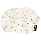 Silk Silky Large Silk Hair Scrunchie in Ants Pattern – Protects Hair, Prevents Breakage & Creases - Gentle Hair Tie for All Hair Types