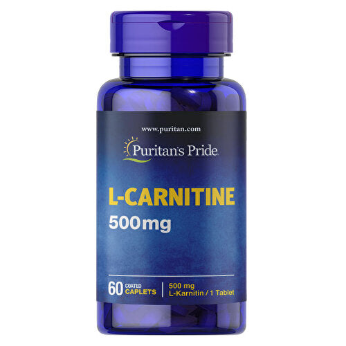 Puritan's Pride L-Carnitine 500 Mg 60 Tablets