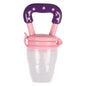 Sevi Bebe Silicone Baby Fruit Feeder & Teether: Safe Introduction to Fruit, Soothes Teething Pain - Pink, EN14372 Compliant
