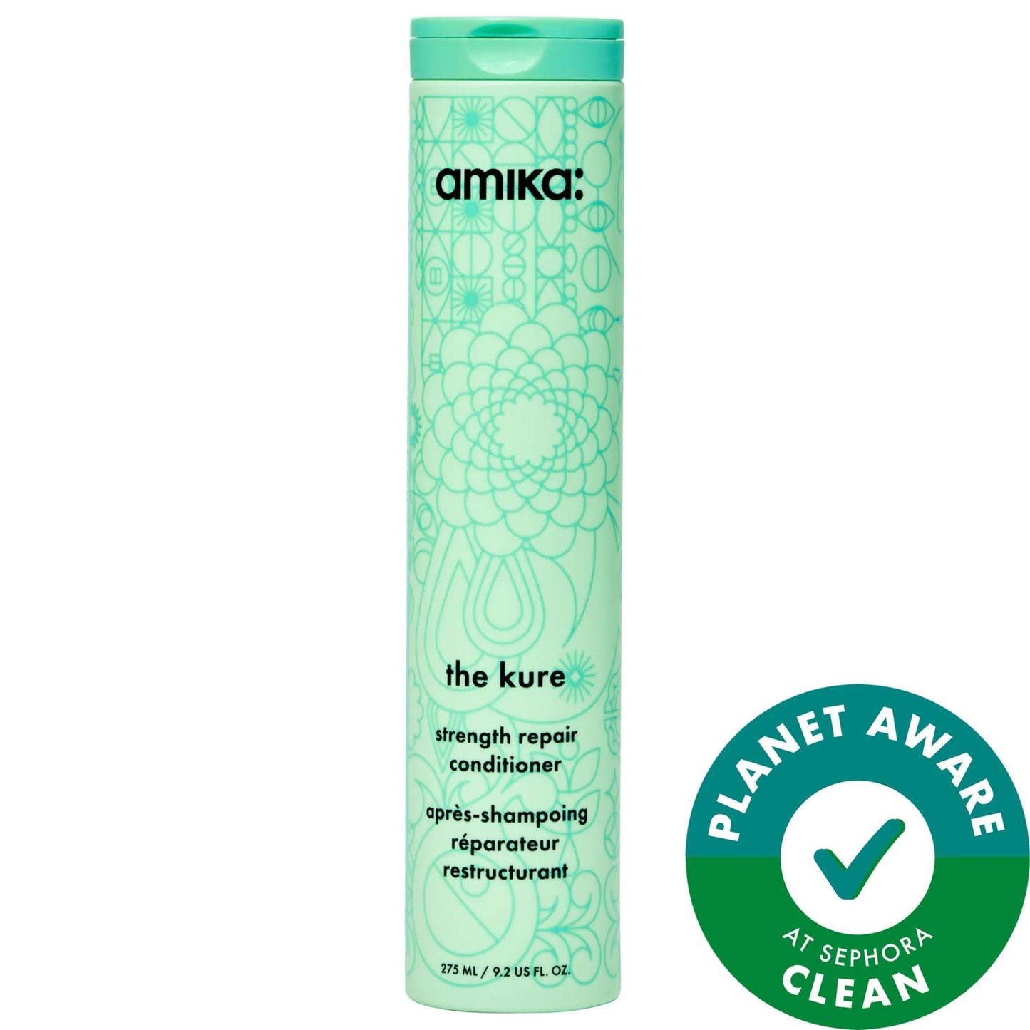 The Kure Strength Repair Conditioner by Amika - Moisturizing, Vegan, Color Safe Hair Conditioner for Dry, Damaged Hair