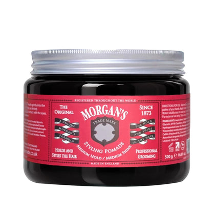 Morgan's Pomade Medium Hold & Shine Hair Styling Pomade 500g