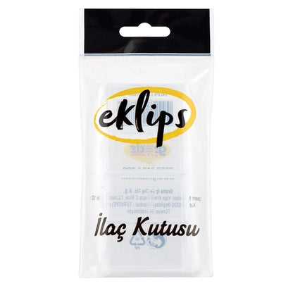 Eklips Daily Pill Box 4-Compartment Travel Organizer