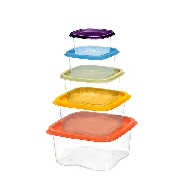 Beehome 5-Piece Storage Container Set - Kitchen Organization & Food Storage Solutions