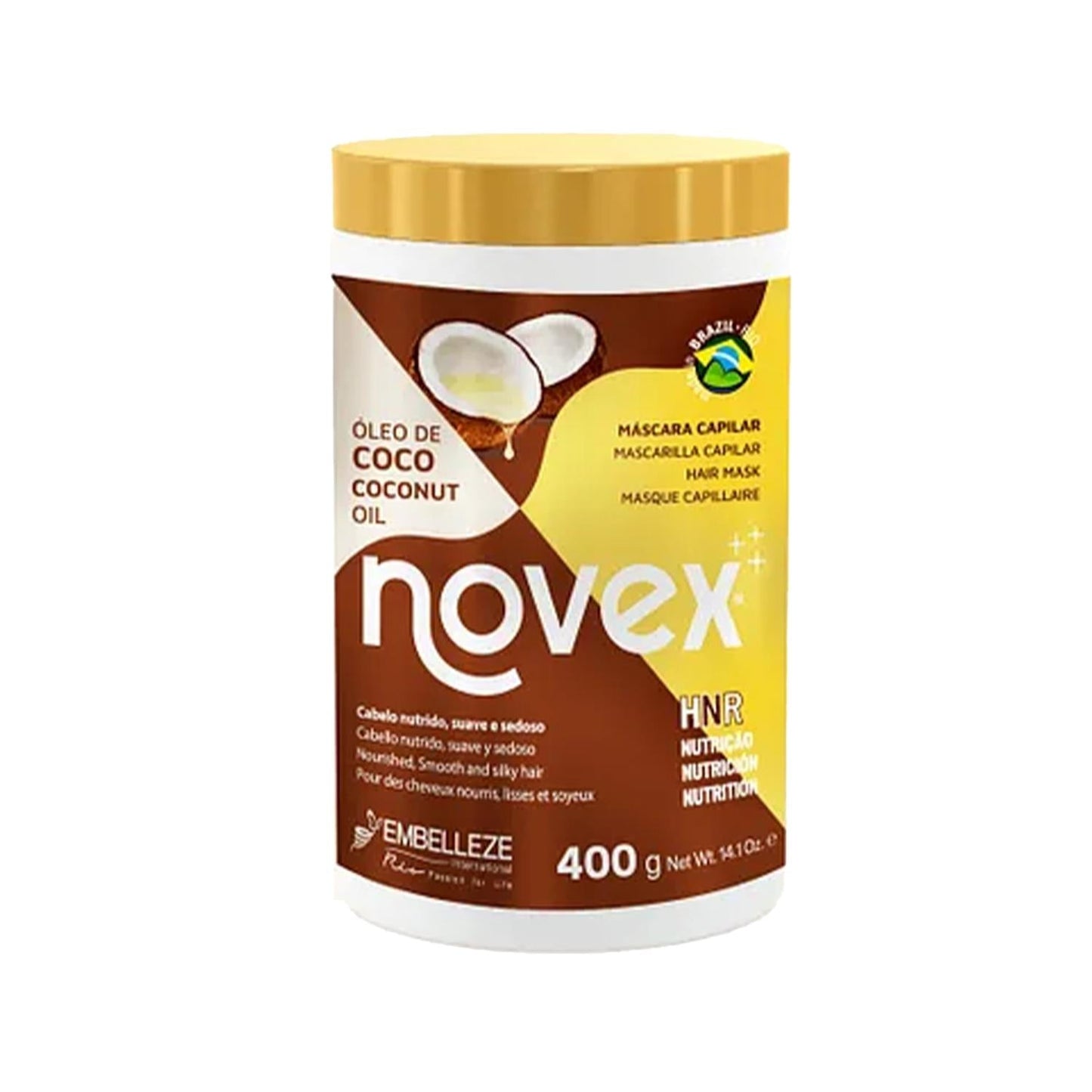 Novex Coconut Oil Hair Mask for Breakage Control 400g