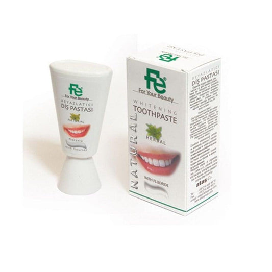 Fe Natural Toothpaste for Sensitive Teeth - 90g, Fluoride, Whitening & Tartar Control