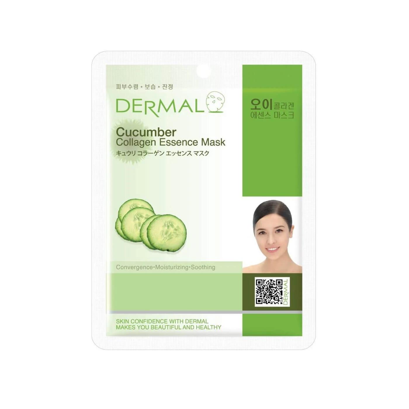 Dermal Cucumber Collagen Essence Sheet Mask 23g