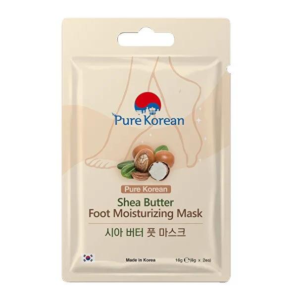 Pure Korean Shea Butter Moisturizing Foot Mask: Hydrate Dry Feet, Prevent Heel Cracks - Soft, Smooth Foot Care