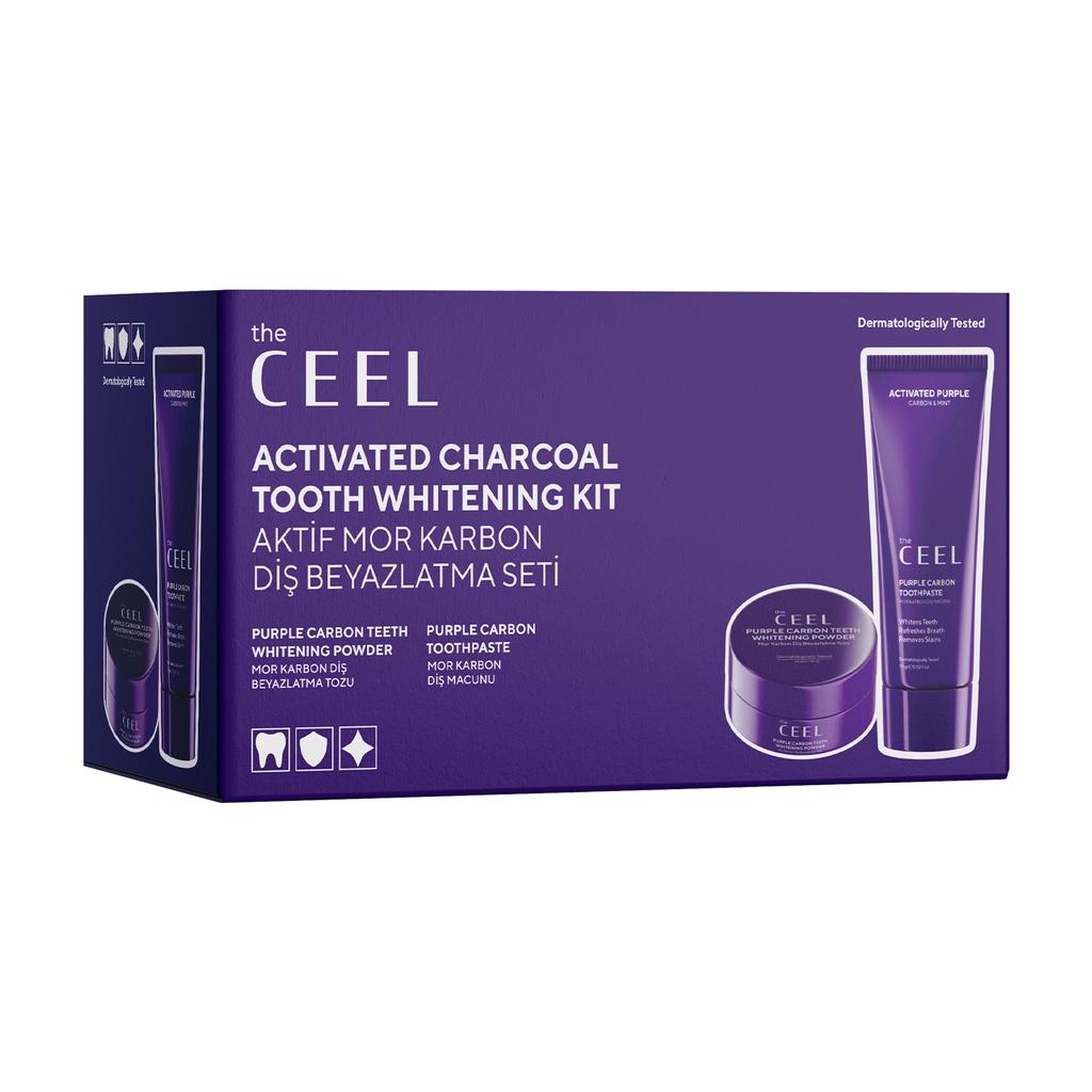 The Ceel Active Purple Carbon Teeth Whitening Set