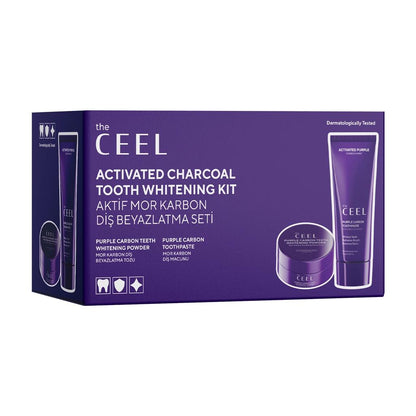 The Ceel Active Purple Carbon Teeth Whitening Set