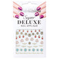 Glossy Blossom Jewel Box Ancient Secret Nail Stickers: Easy Self-Adhesive Nail Art Decorations, Shiny, Colorful, and Antique Designs
