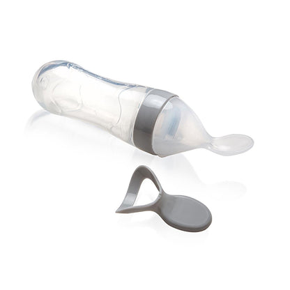 Babyjem Baby Squeeze Spoon - BPA-Free, One-Handed Feeding, Silicone Baby Feeding Utensils, Baby Feeding Accessories, Baby Feeding Spoon