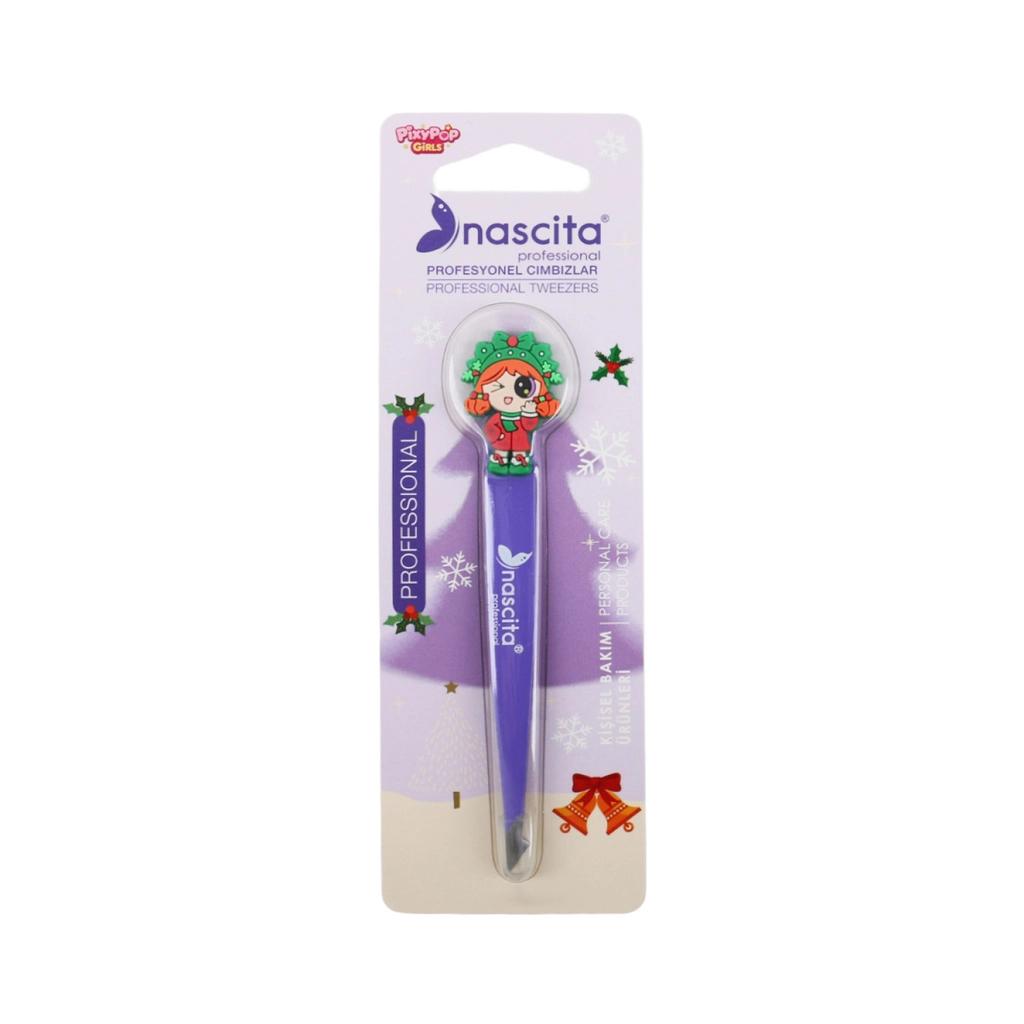 Nascita Pixy Pop Girls Purple Tweezers for Precision Grooming