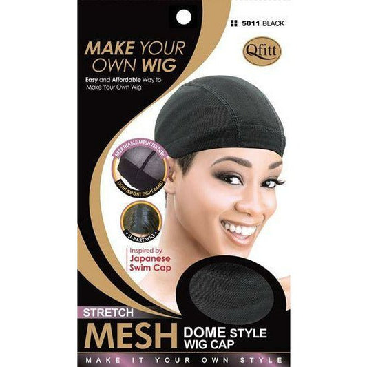 Qfitt Stretch Mesh Dome Style Wig Cap - Choose Color