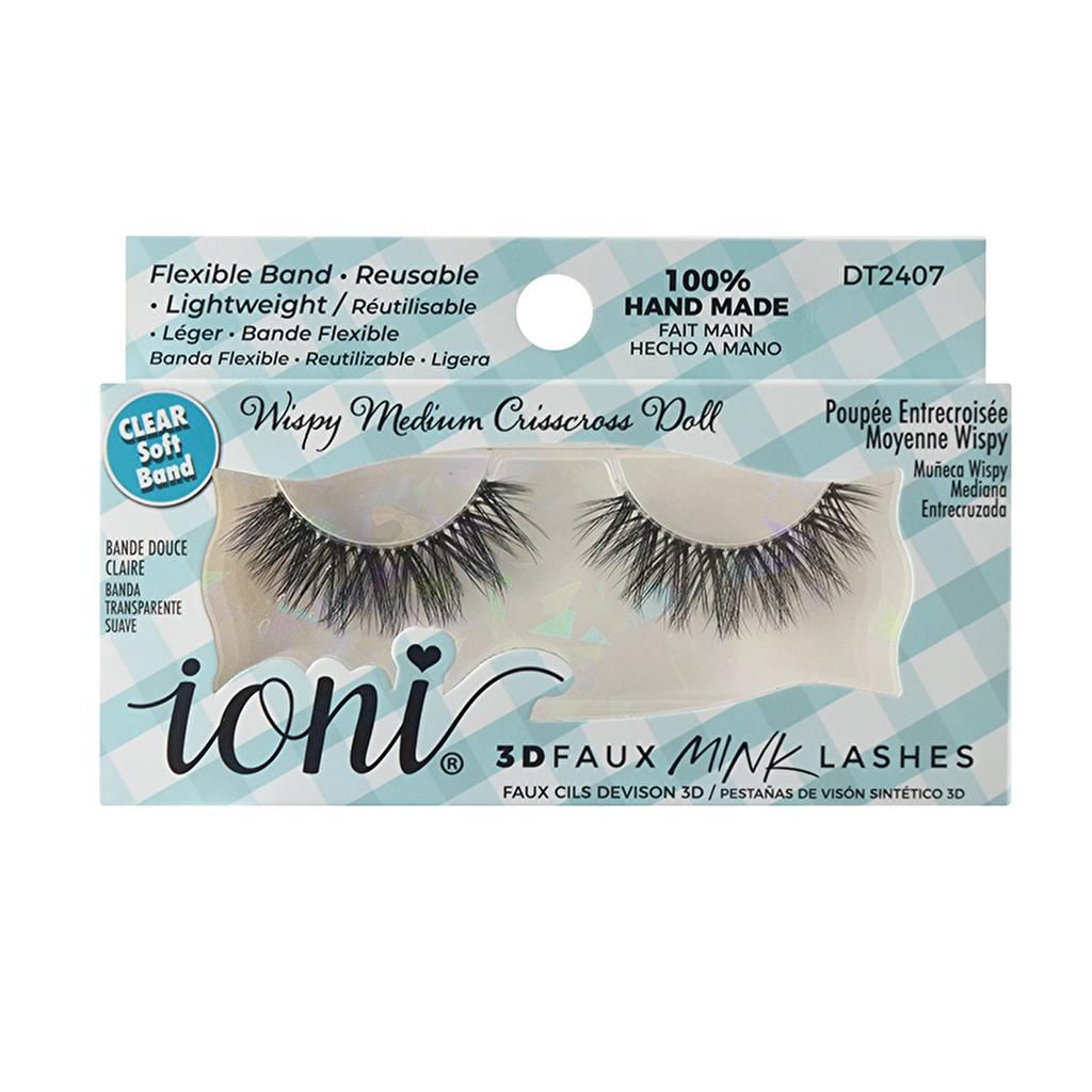 IONI 3D Wispy Crisscross Doll False Eyelashes