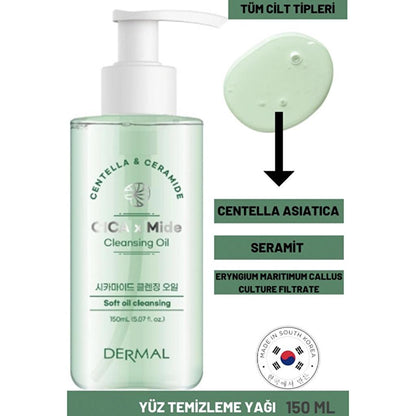 Dermal Cica x Mide Cleanser Oil with Centella & Ceramide 150ml